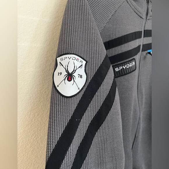 Spyder Men's Wengen Full Zip Weight Stryke Jacket Sz M - Picture 3 of 15